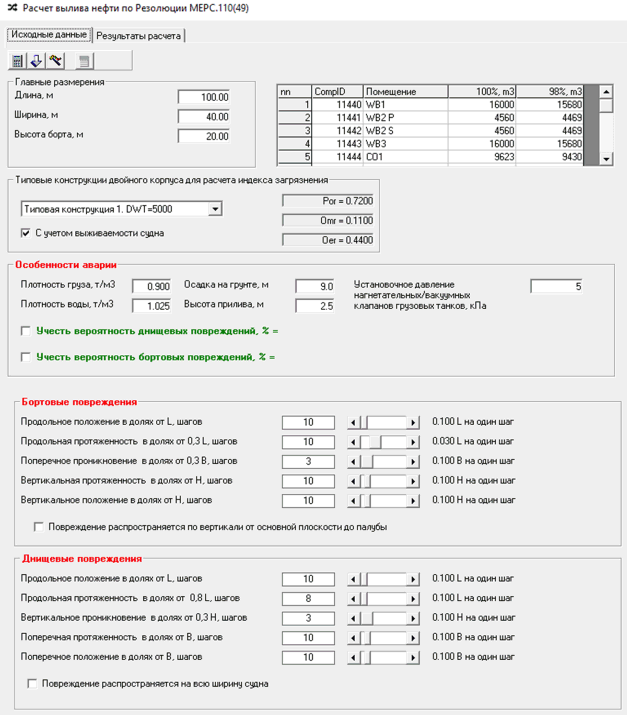 Интерфейс программного модуля для расчетов по Резолюции ИМО MEPC.110(49).png Интерфейс программного модуля для расчетов по Резолюции ИМО MEPC.110(49).png